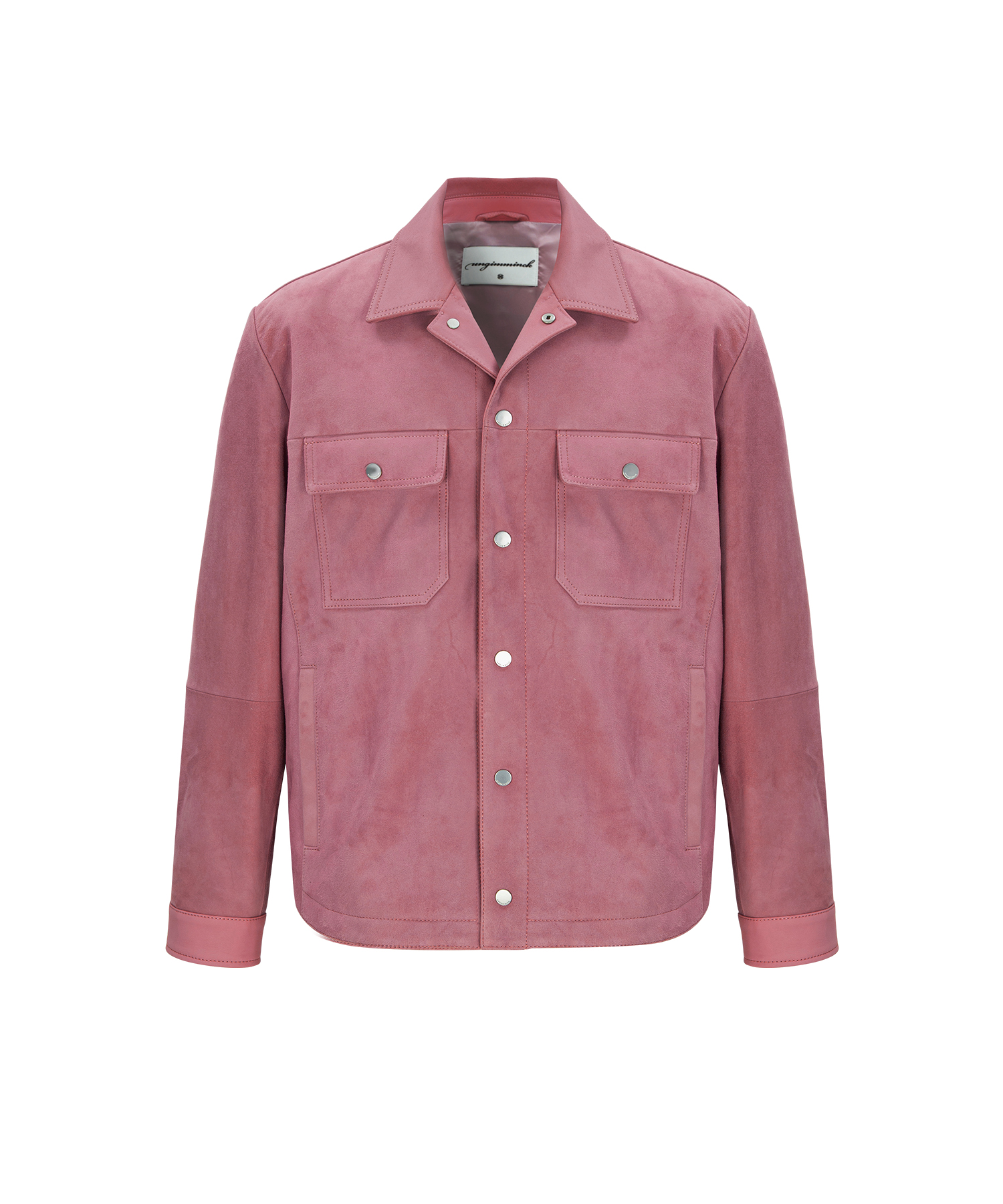 Suede Shirts Jacket / Goat skin (Peach Blossom)